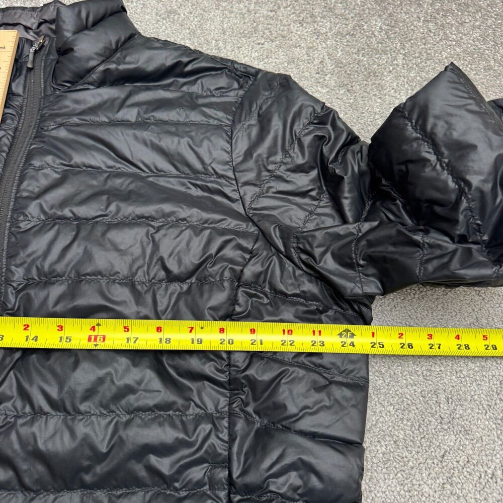 REI Co-Op Down Puffer Jacket Mens Large Black Full Zip Insulated Lightweight - Picture 13 of 16